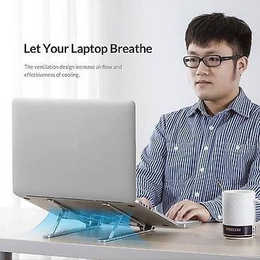 laptop stand: ✨Orico PFB-A21 Silver 11"-17" noutbuk üçün yığcam tutacaq Orico — 2