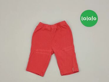 Spodnie 1-3 m, wzrost - 62 cm., stan - Dobry, wzór - Jednolity kolor, kolor - Czerwony