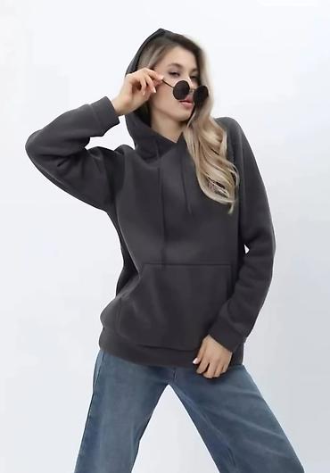 женские толстовки: Худи, На флисе, Made in KG, Новый, S, M, L — 4