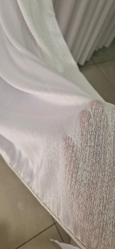 Zavese i draperije: Zavese od tila sa bogatim vezom - Materijal: proziran til (mrežasta — 19