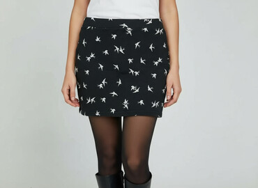spódnice czarne midi: Women`s skirt, size L (EU 40)