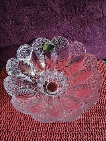 Ostalo posuđe: Bombonijera nova kristal,led kristal Nemacka iz 80ih. Bombonijera — 5