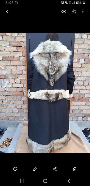 теплые туники: Пуховик, Длинная модель, Made in KG, С мехом, 3XL — 5