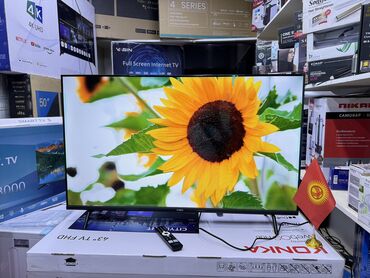 Телевизоры: Телик Телевизоры Ясин 43G11 Андроид гарантия 3 года, доставка — 11