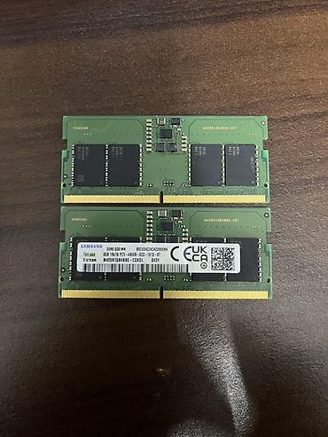 ddr4 8gb ram notebook: Operativ yaddaş (RAM) Samsung, 8 GB, > 4000 Mhz, DDR5, Noutbuk üçün, Yeni — 1