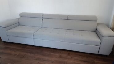 угловой диван токмак: Прямой диван с длинными подлокотниками и регулируемыми подголовниками