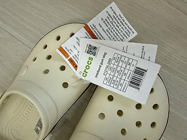 crocs 36: Сабо, 37.5, 37, 38, Crocs, Новый, цвет - Бежевый, Самовывоз — 3