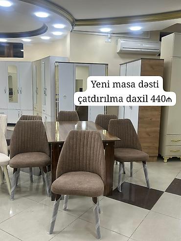 Qonaq otağı üçün, İşlənmiş, 6 stul