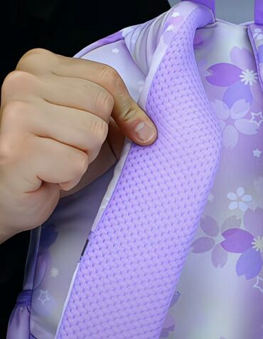 Туристические рюкзаки: Фиолетовый, розовый, голубой детский рюкзак с изображением персонажей — 15