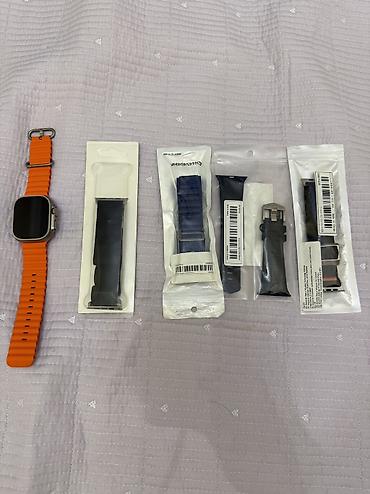 iphone на: Apple Watch Ultra 2 с ремешком Ocean Band (оранжевый) В идеальном — 8
