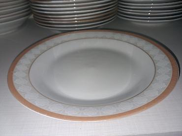 yemek servisi: Nahar dəsti, rəng - Ağ, Farfor — 3