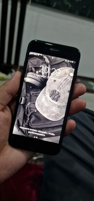 ipod touch 7: IPhone 7, Б/у, 128 ГБ, Черный