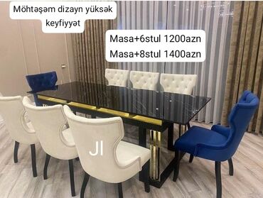 bar stullar: Yeni və Sifarisle ‼️Masa desti ✔️Reng secimi var ✔️Yüksək keyfiyyət