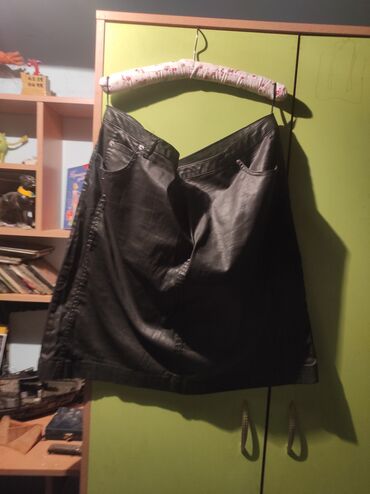 suknja sa šljokicama: 3XL (EU 46), Midi, color - Black