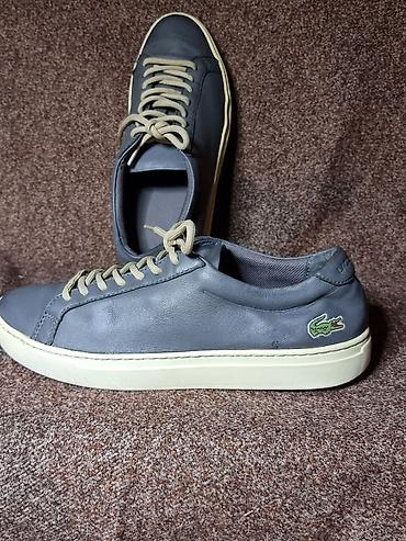 Мужские кроссовки, 42, Lacoste, Б/у, цвет - Серый, Самовывоз