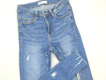 spodnie damskie jeans grawik: Cropp, S (EU 36), condition - Good