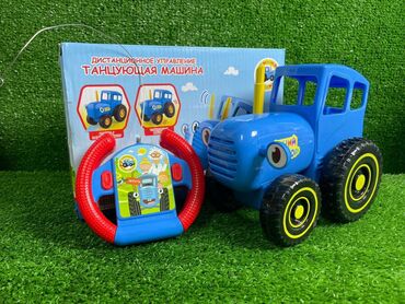 трактор игрушки: На пульте управления - Синий трактор Новые! В упаковках! [ АКЦИЯ