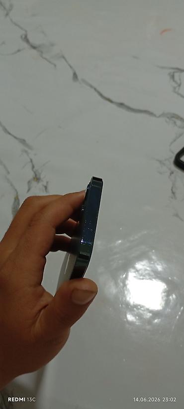 Apple iPhone: IPhone 12 Pro, Б/у, 128 ГБ, Pacific Blue, Чехол, 79 % — 5