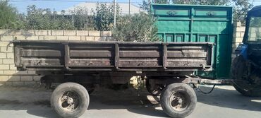 qosqu yeri: Kənd təsərrüfatı üçün 2 oxlu traktor qoşqusu. - Ümumi quruluş: metal