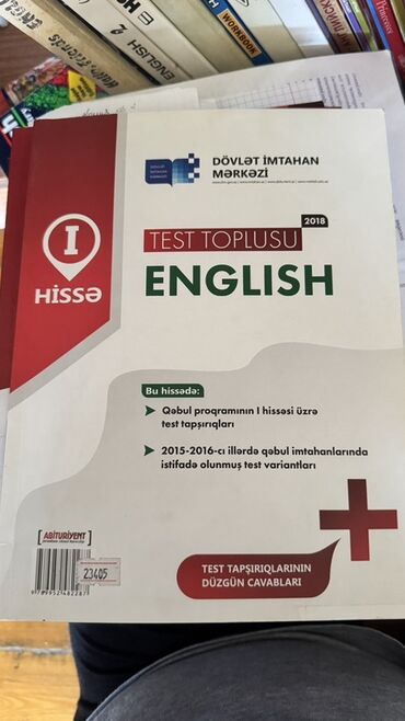 сборник тестов по русскому языку 2020: Məhsul: “Test Toplusu – English” (I hissə), Dövlət İmtahan Mərkəzi