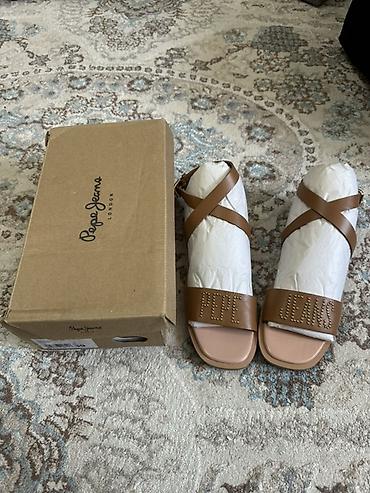 Босоножки, 38.5, 39, Pepe Jeans, Новый, цвет - Коричневый