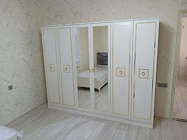 wifoner: Yeni, 6 qapı, Güzgülü, Ağ, Açılan, Düz dolab — 1