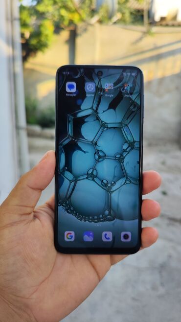 Redmi Note 9 Pro, 64 ГБ, цвет - Голубой, Битый, Сенсорный, Отпечаток пальца