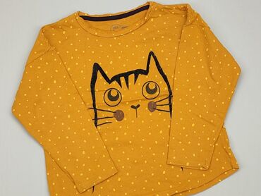 pomarańczowa bluzka dziewczęca: Bluzka, Little kids, 8 lat, 122-128 cm, stan - Dobry
