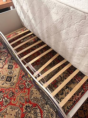 bed: Кровать-машинка, Б/у, ЛДСП — 4