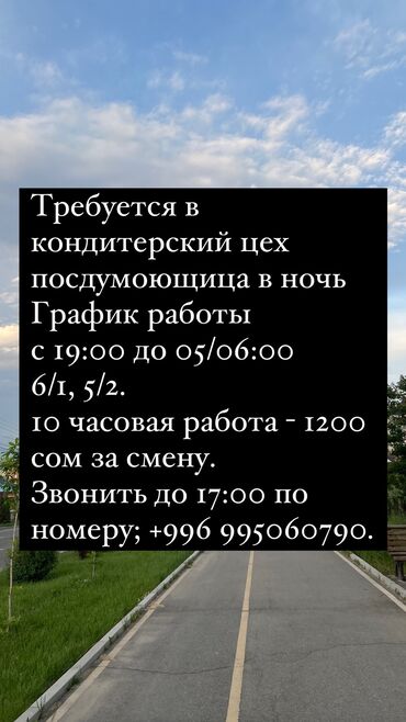 Посудомойщицы: Требуется Посудомойщица, Оплата Дважды в месяц