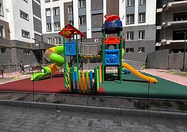 children place: Детский игровой комплекс уличный - Яркий модульный комплекс из — 1