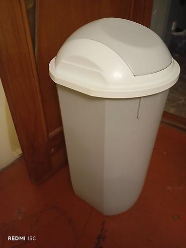 Контейнеры для отходов: 50lt Plastik zibil qutusu – yellənən (swing) qapaqlı 50 lt ttəmiz, əla — 1