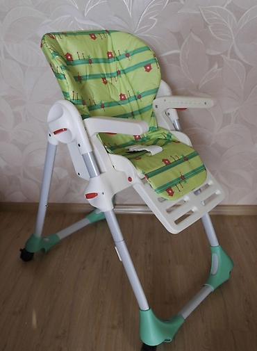 для кормления chicco: Стульчик для кормления, Б/у, Chicco, Металл, цвет - Зеленый — 2