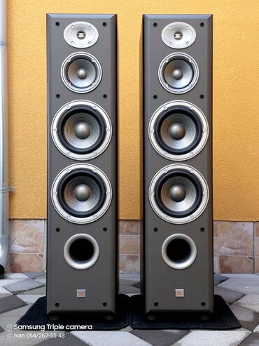 Zvučnici i stereo sistemi: JBL Northridge E80 podnostojeće Hi‑Fi zvučne kutije (par) - — 1