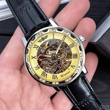 часы breitling: Наручные часы Winner в эффектном синем исполнении с дизайном skeleton — 5