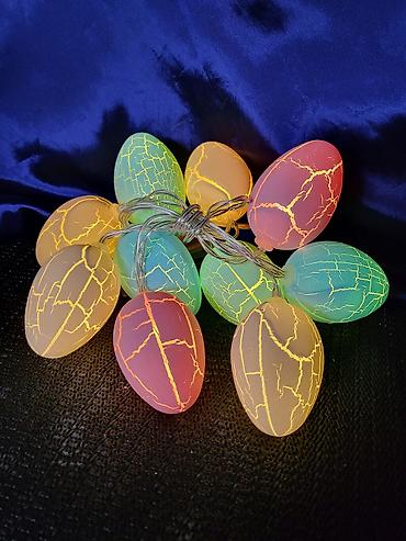 boho lusteri: Dekorativna jaja Livarno sa led sijalicama. Dekorativna nemacka jaja — 4