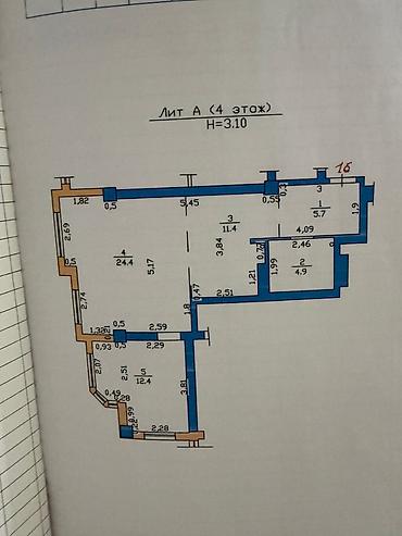 Продажа квартир: 2 комнаты, 60 м², Элитка, 4 этаж — 5