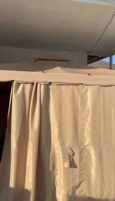 Naveslər, markizlər: Bağ/veranda üçün qapalı çardaq (pavilon) - Rəng: bej - Dördbucaqlı — 2