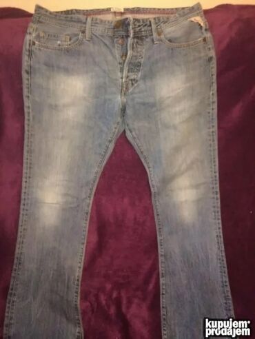 Farmerke: Original Replay farmerice 32-33 100% cotton TOP Polustruk 44cm — 8