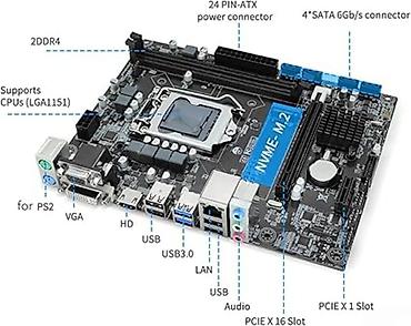 Kompüter ehtiyyat hissələri: Motherboard Star H310 LGA1151Motherboard Star H310 LGA1151 Star H310 — 2
