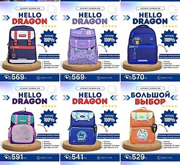 Рюкзаки: Детские школьные рюкзаки HELLO DRAGON - Модели для младших и средних — 5