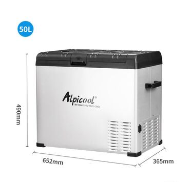 Другая бытовая техника: Компрессорный автомобильный холодильник Alpicool A50 (50 литров) — 2