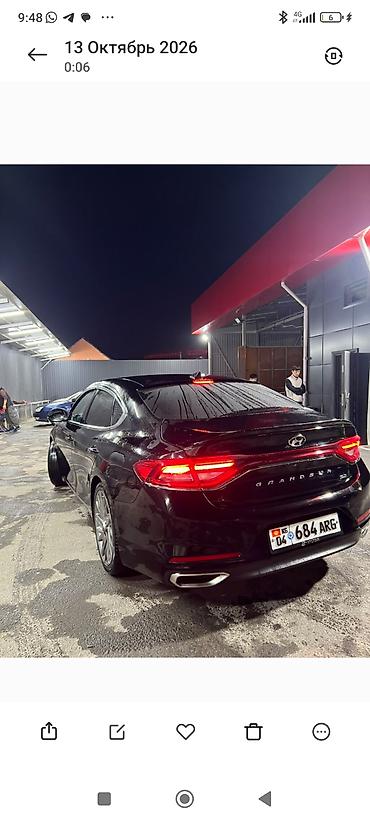 g70 genesis: Hyundai Grandeur: 2019 г., Автомат, Газ, Седан — 3