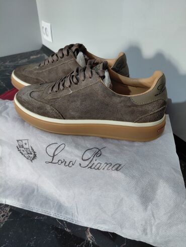 лоро пиано обувь женская летняя: Мужские кроссовки, 38, Loro Piana, Новый, цвет - Серый