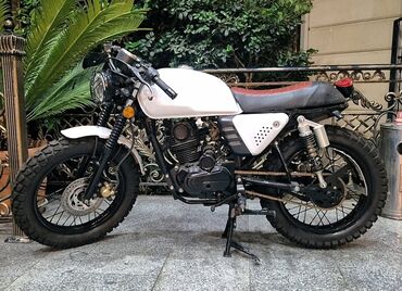 Motosikletlər: Scrambler/Cafe Racer üslubunda xüsusi yığılmış motosiklet — 6