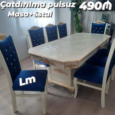 kontakt home tek carpayilar: Комплекты столов и стульев
