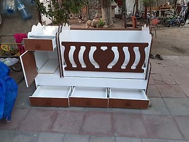 ucuz beşik: Uşaq beşiyi – çoxfunksiyalı model - Material: laminat/MDF əsaslı — 3