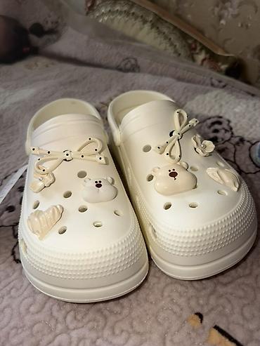 смарт кольцо: Сабо, 39, Crocs, Новый, цвет - Белый, Платная доставка, Самовывоз — 1