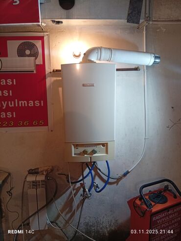 su gizdirici: Məhsul: Bosch divar tipli qaz kombi (iki konturlu) Xüsusiyyətlər: -