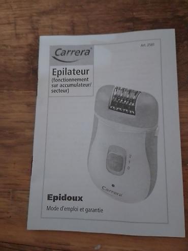Električni depilatori: Carrera “Epidoux” epilator na mrežni pogon - Kompaktan epilator sa — 6